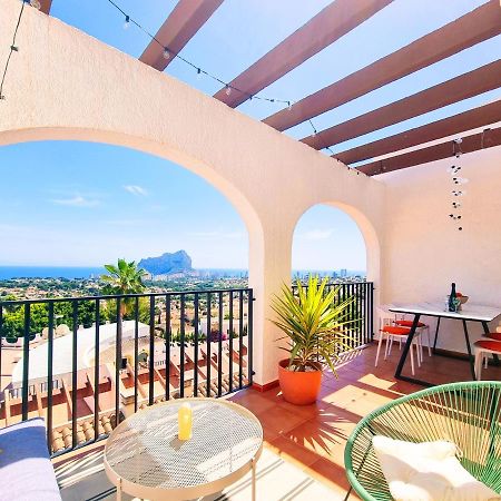The View: Sea, Mountain, Terrace, Swimming Pool Lejlighed Calpe Eksteriør billede